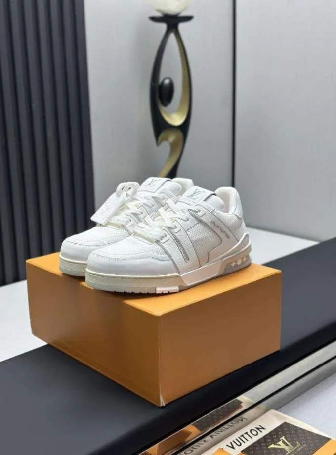 Louis Vuitton White Trainer Sneaker