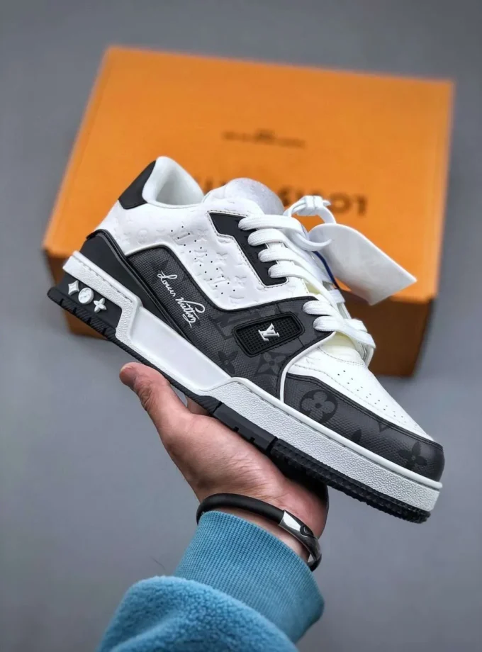 Louis Vuitton #54 Signature Black White Trainer