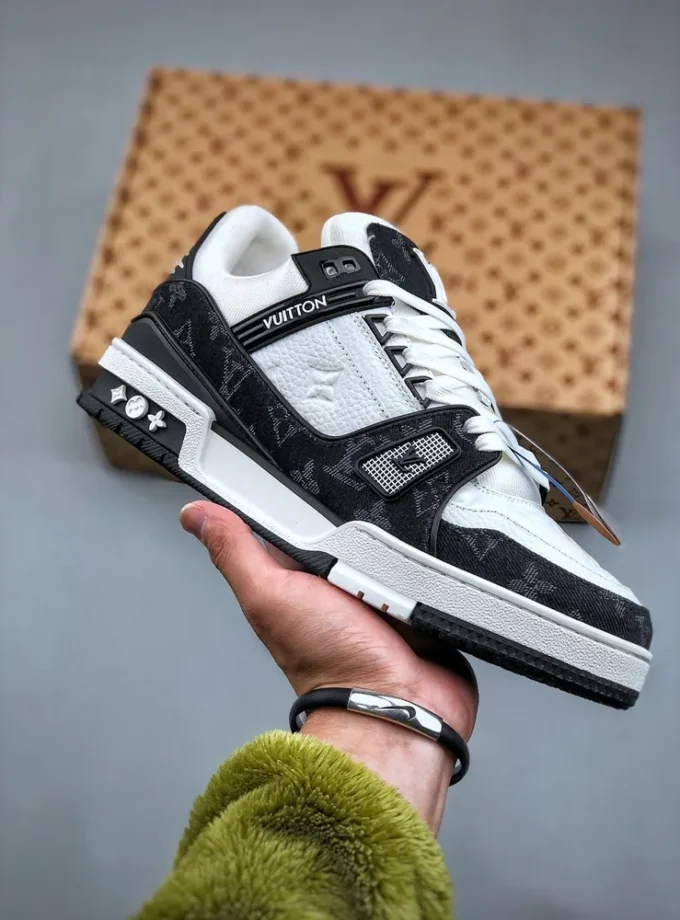 Louis Vuitton Black White Trainer