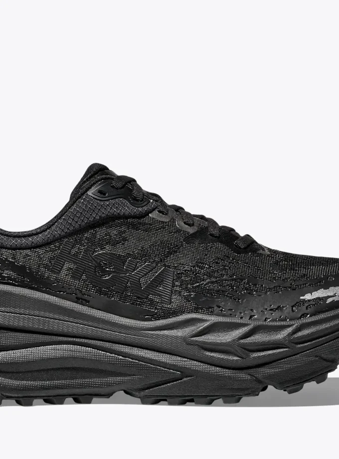 Hoka STINSON ATR 7 Lace-Up Running Shoes  black