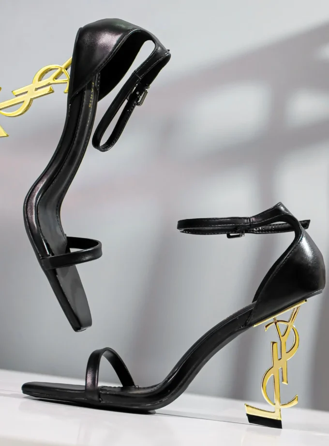 Saint Laurent Opyum Sandals Black