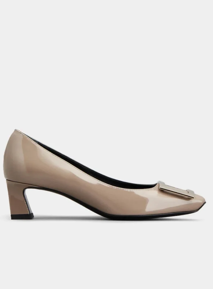 Roger Vivier Trompette Beige Pumps