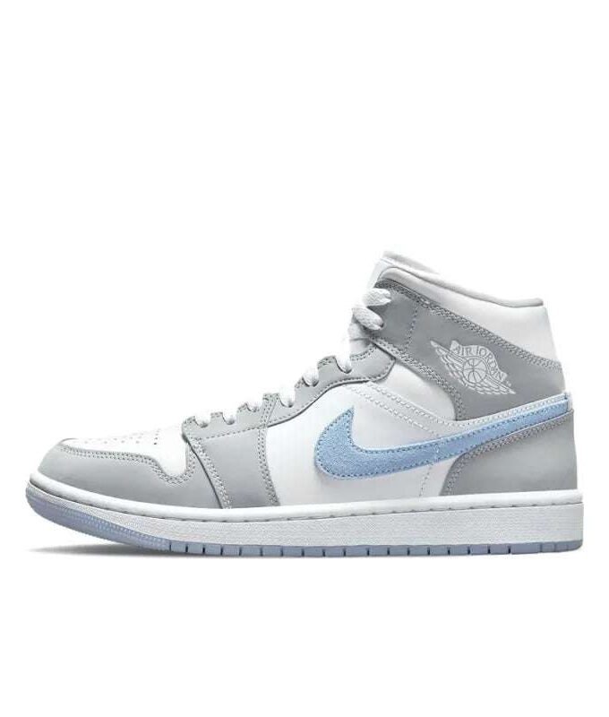 Air Jordan 1 Mid Wolf Grey Aluminium