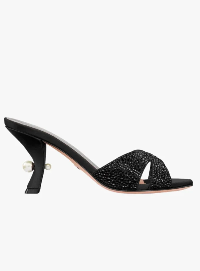Dior Tribales Heeled Slide Black
