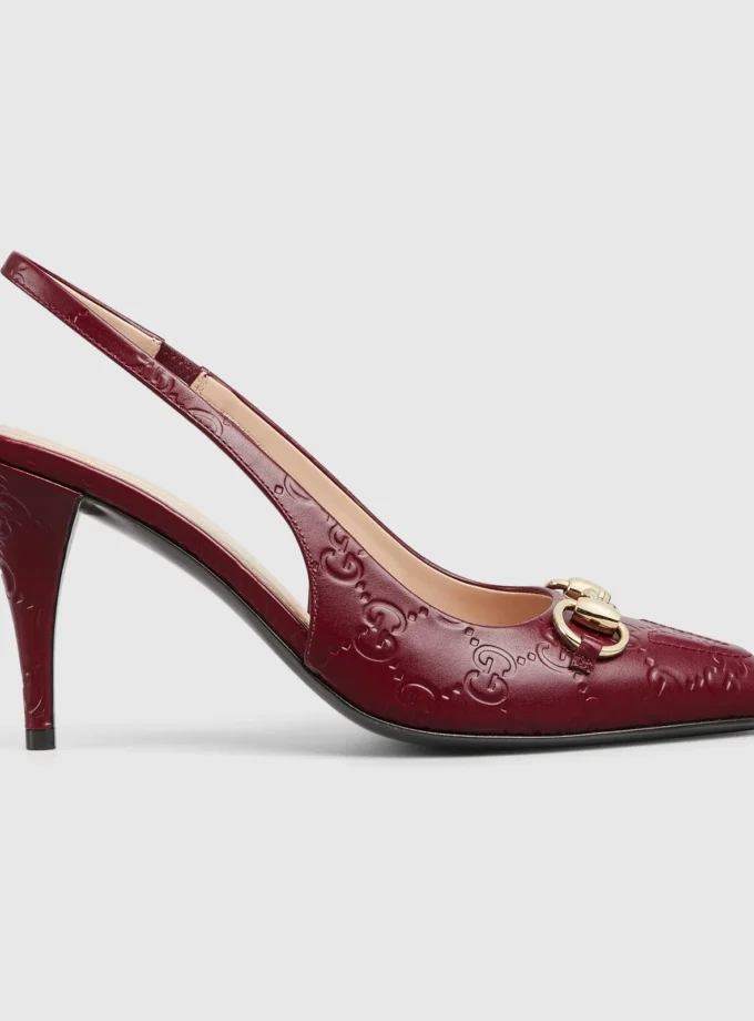 Gucci Rosso Ancora Red Horsebit Pump
