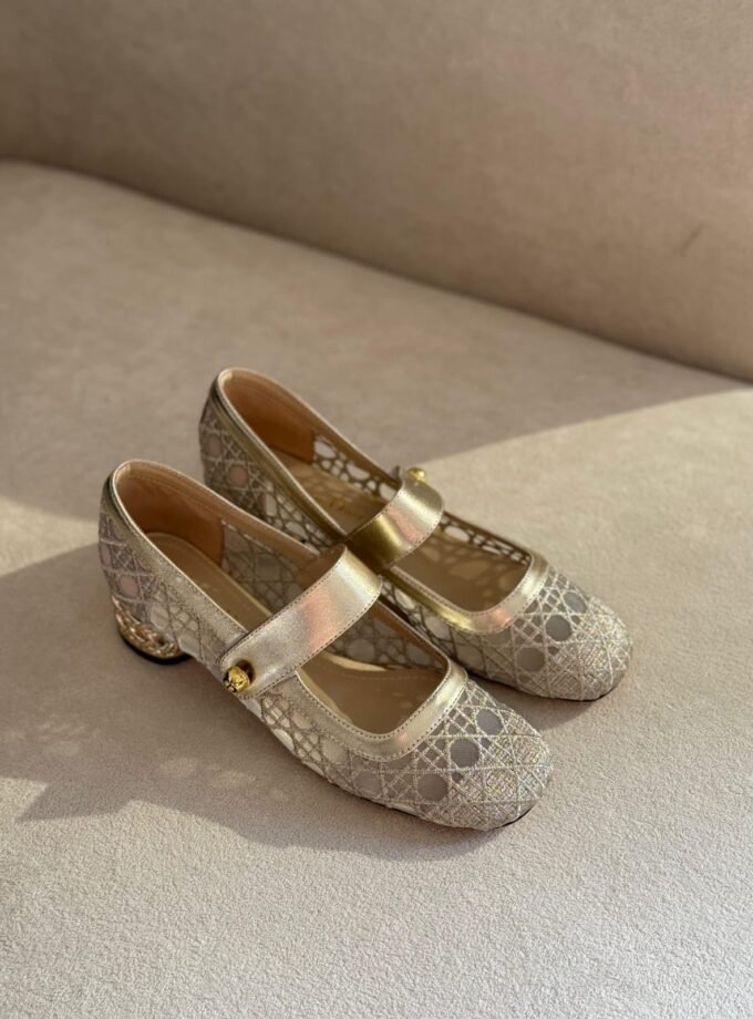 Dior Mesh Dior Baby D Ballet Pump