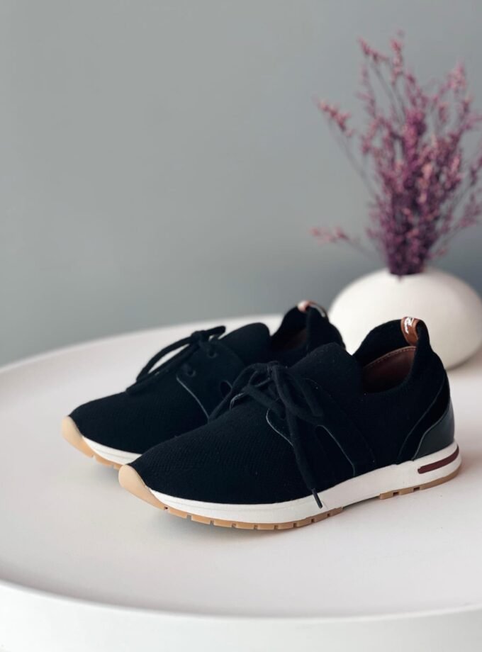 Loro Piana Black 360 LP Lady Flexy Walk Sneaker