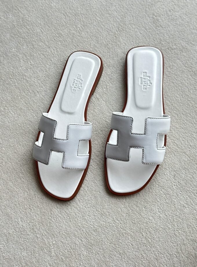 Hermès Oran Women's Slippers White