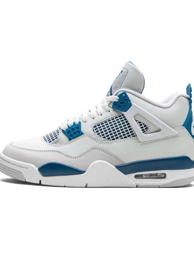Air Jordan 4 Retro Military Blue Off White