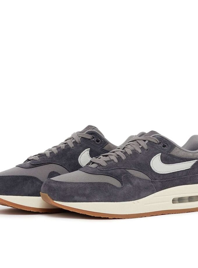 NIKE Air Max 1 Premium Crepe Soft Grey Neutral Grey Thunde