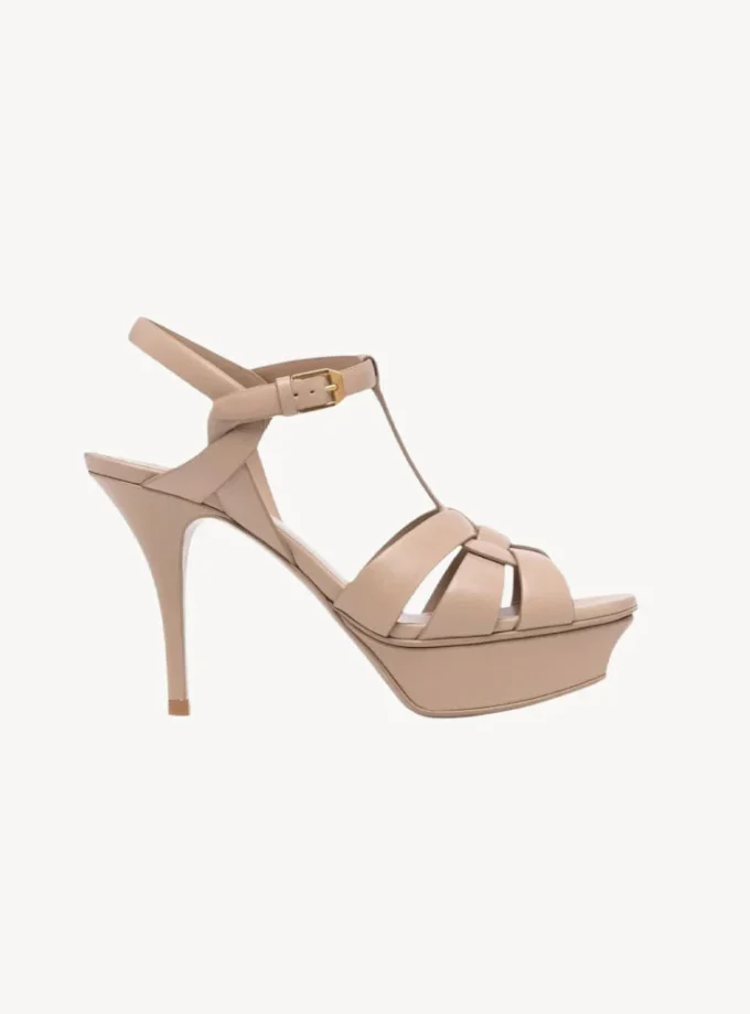Saint Laurent Tribute Dark Pink Sandals