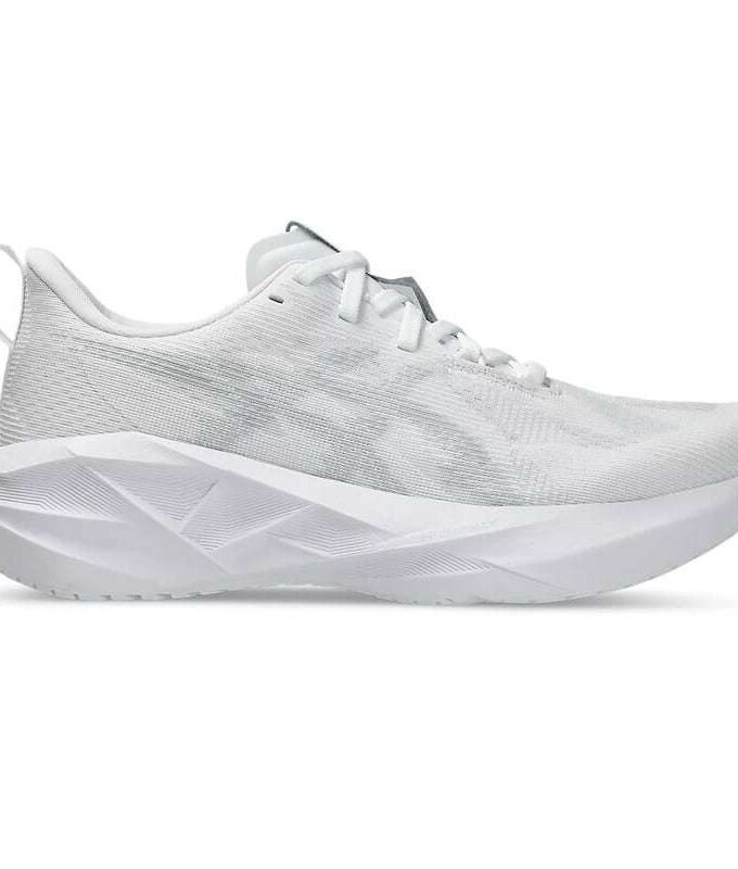 Asics Novablast 5 White & Piedmont Grey