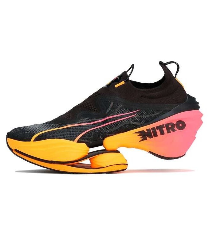 Puma Fast RB Nitro Elite Black & Sun Stream