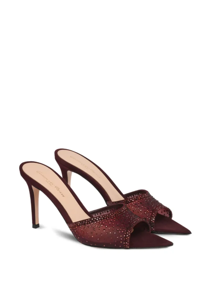 Gianvito Rossi 85mm Rania Sandals In Red