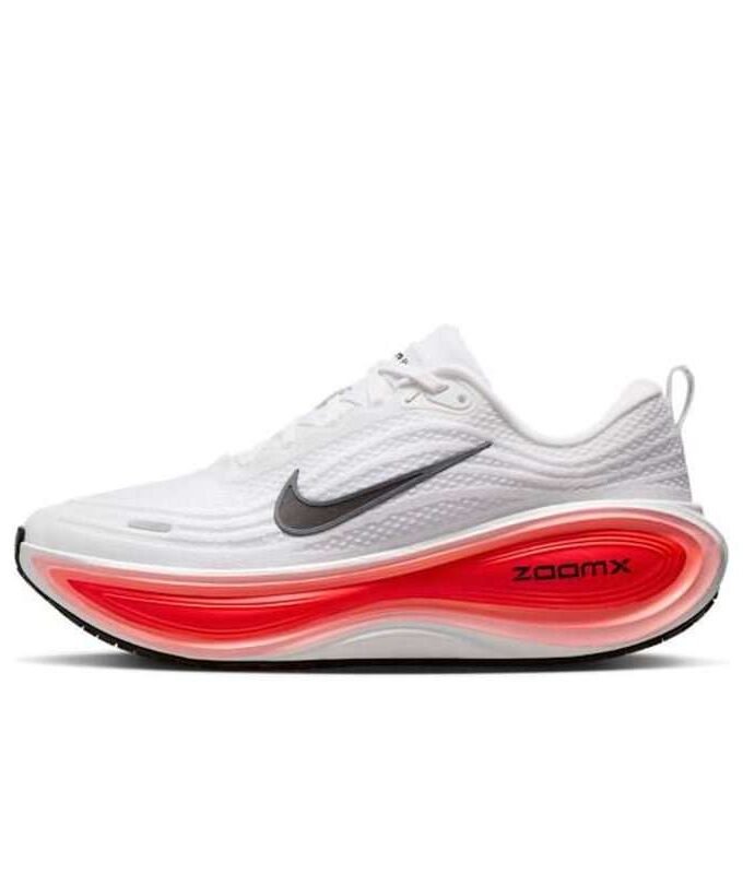 Nike Vomero Plus White & Bright Crimson