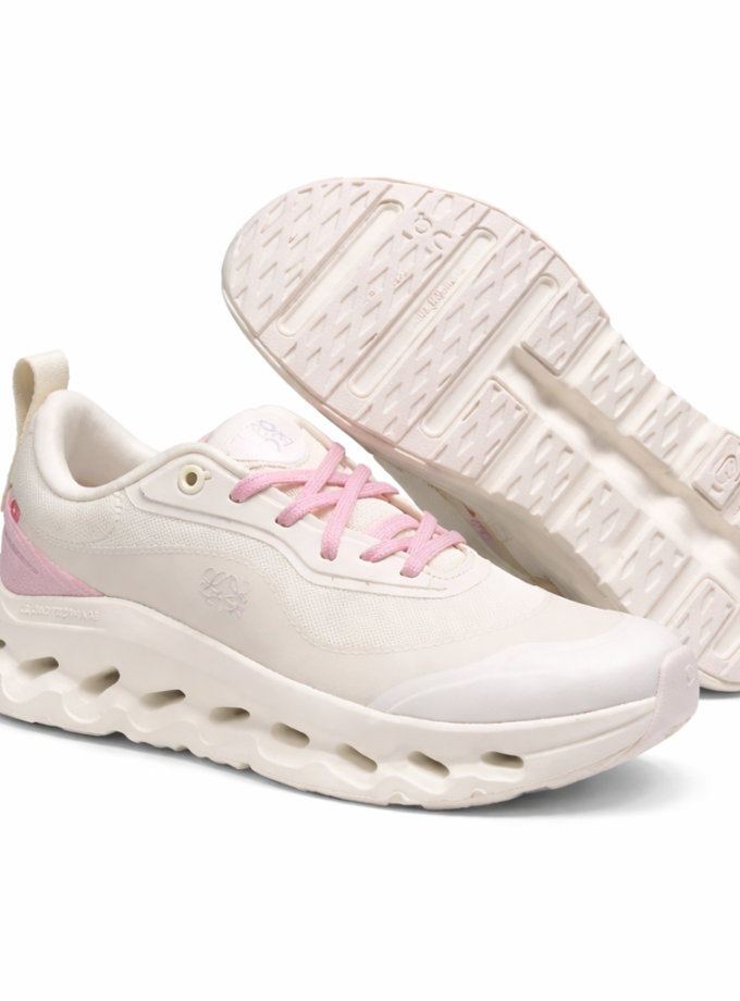 On Running Cloud x Loewe Tilt White Pink Luxury Unisex Sneakers