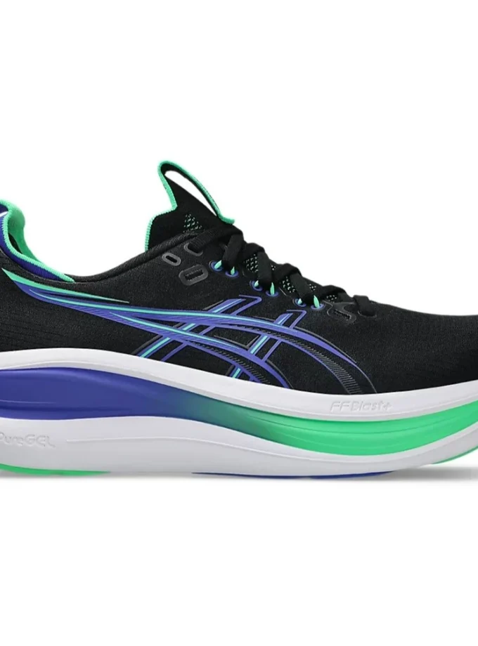 Asics Gel Nimbus 28  Black & Cobalt Burst