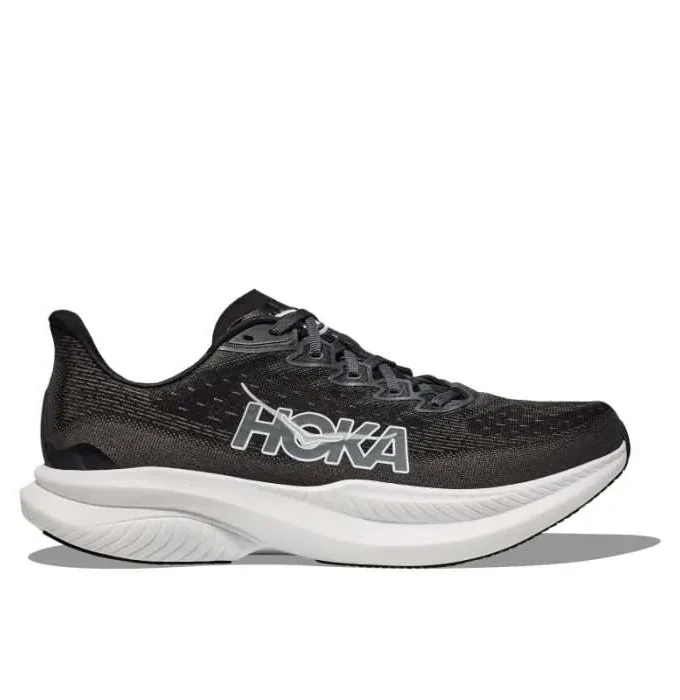 HOKA Mach 6 Black & White