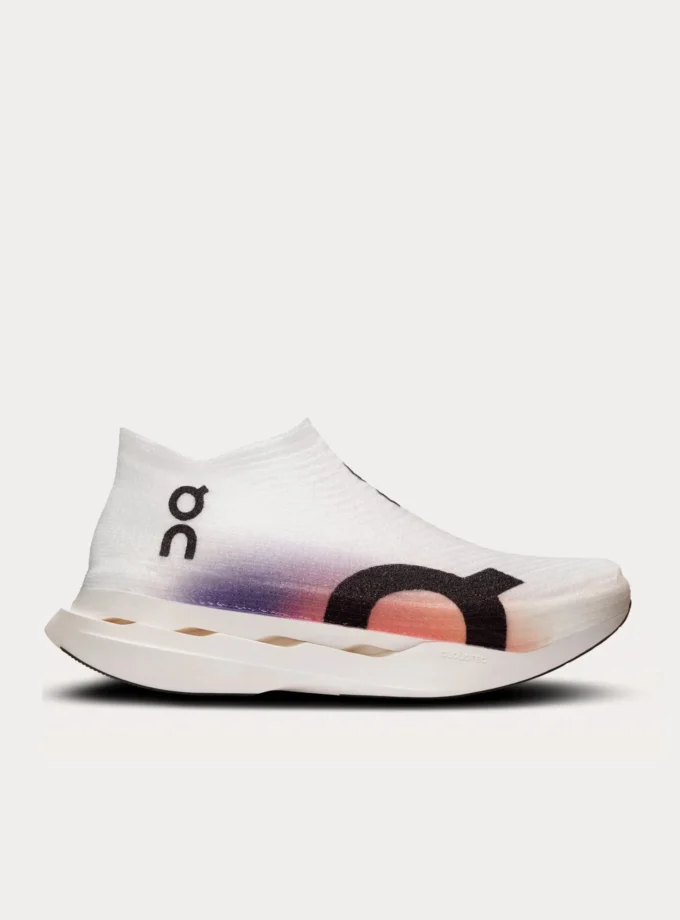 On - Cloudboom Strike LS White / Flame Running Shoes